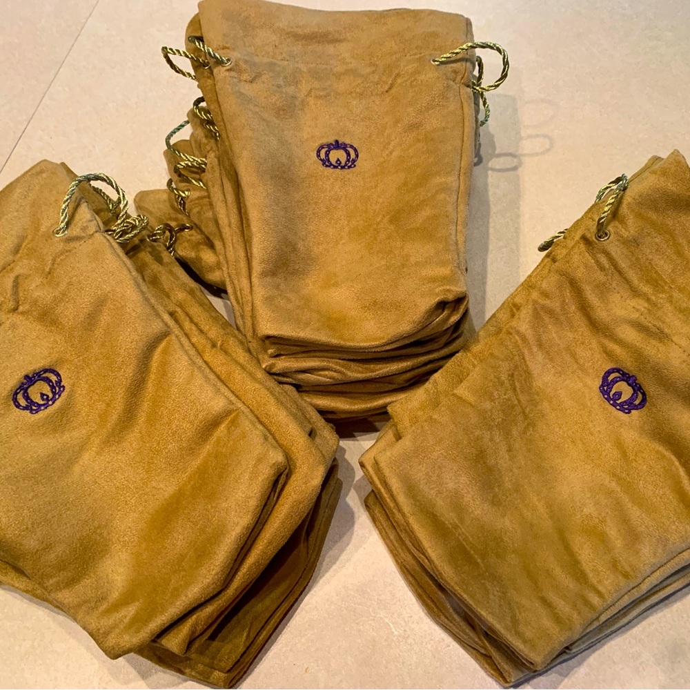 Tan Crown Royal Reserve bags